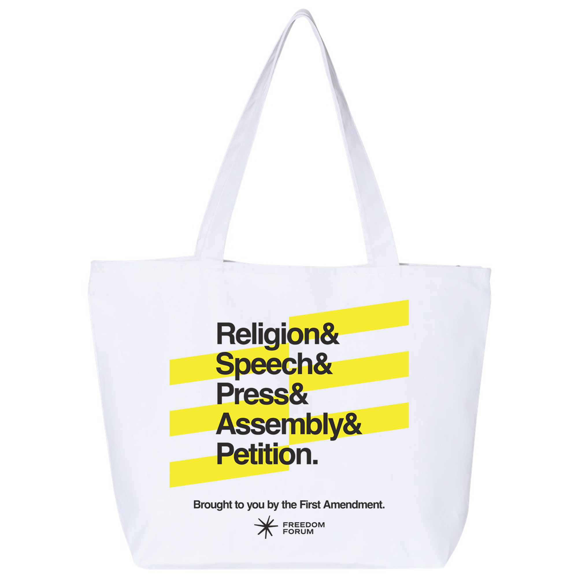 Five Freedoms Zipper Tote Bag