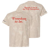 Freedom To Be Bleach Out Dyed T-Shirt