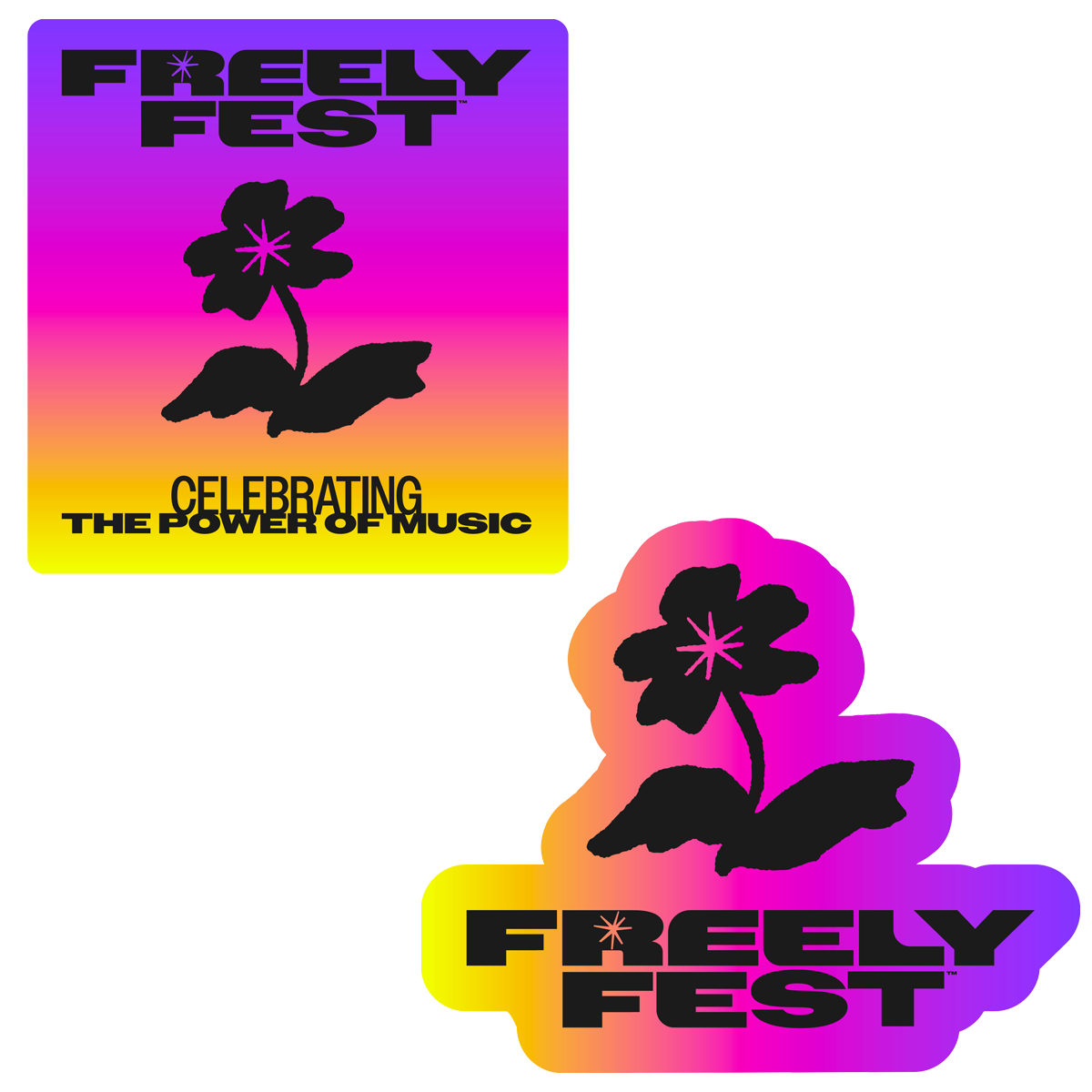 Freely Fest Sticker Pack (Set of 2)