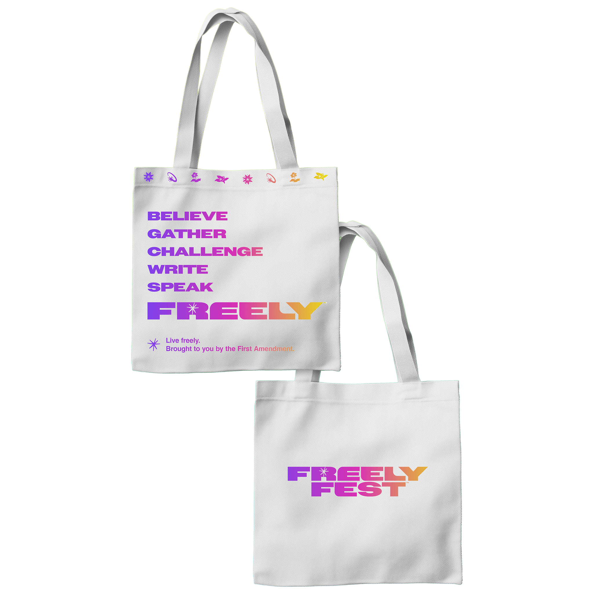 Live Freely Tote Bag